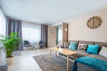 Апартаменты с 1 спальней и террасой в Апартаментах Beach House - przy plaży